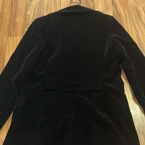 Vintage black and pick trench coat - Picture 3 of 4